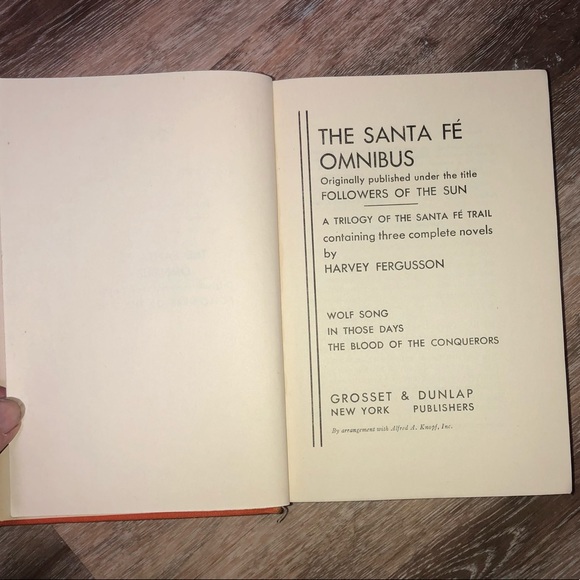 Harvey Fergusdon Santa Fe Omnibus Trilogy 1929. - Picture 9 of 13